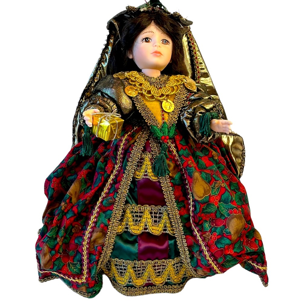 ROBIN WOODS vintage collectible Christmas doll, Gabriella, 1990